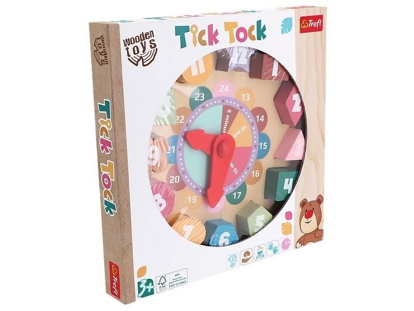 Trælegetøj - Tick Tock Trefl Edukamp