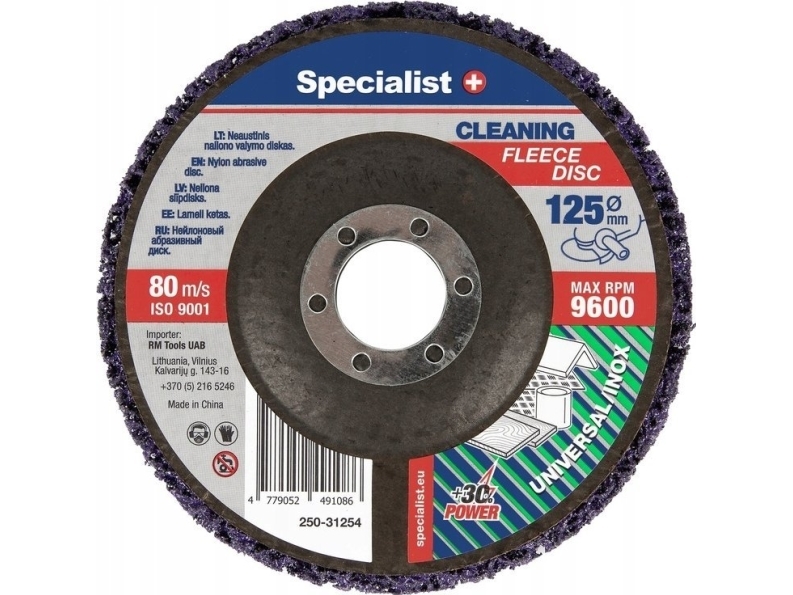Specialist+ Nailoninis Valymo Diskas, 125Mm