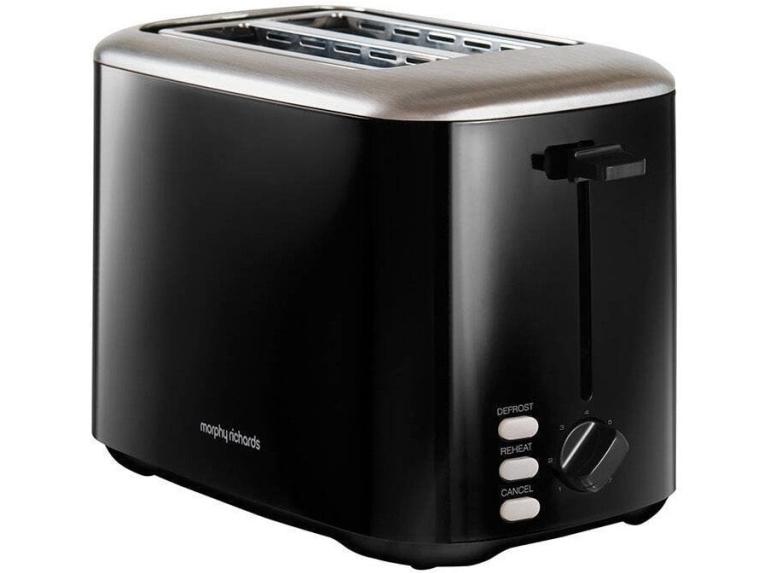 Morphy Richards 222064, 2 skivor, Svart, Rostfritt stål, Kina, 800 W, 240 V | Köksapparater - Bröd & Rostat bröd - Brödrost | GameStuff