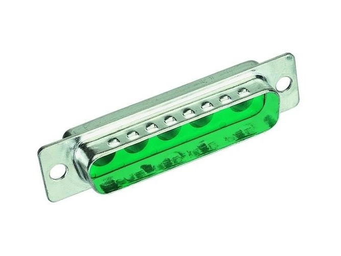 Harting 09 69 410 0088, Grön, Silver, Polyester, Stål, Kopparlegering, UL 1977 ECBT2.E102079, -55 - 125 ° C, RoHS | Hobby - Modelljärnväg - Elektronik | GameStuff
