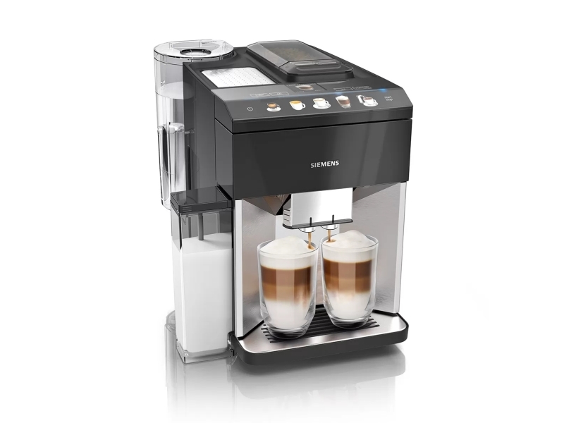 Siemens EQ.500 TQ507R03, Espressomaskin, 1,7 l, Kaffebönor, Malat kaffe, Inbyggd kvarn, Svart, Rostfritt stål | Köksapparater - Kaffe - Espressomaskiner | GameStuff