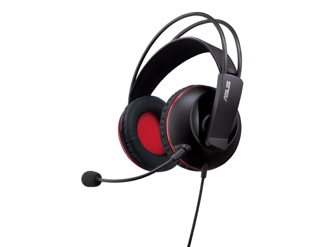 ASUS 04073-00040000, Ledningsført, Spil, 20 - 20000 Hz, 266 g, Headset, Sort, Rød