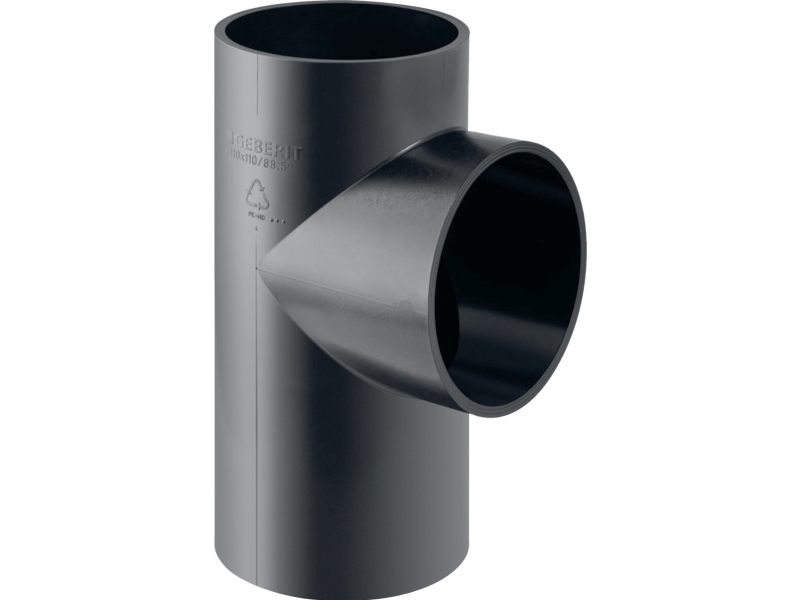 Peh grenrør 88.5° 75-50mm - 365.162.16 | VVS Artiklar - Dränering - PEH dränera | GameStuff