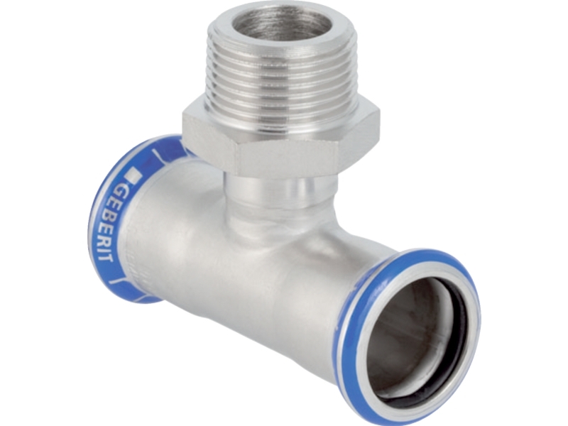 Geberit 31458, Schlauchanschluss, Edelstahl