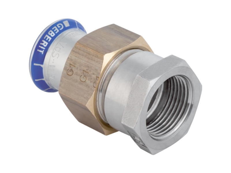 Geberit 35309, Schlauchanschluss, Edelstahl