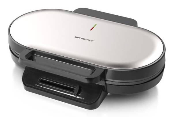 Emerio WM-123356, 10 våffla/våfflor, Hjärta (form), Svart, 14 cm, 1200 W, Bisfenol A (BPA) | Köksapparater - Bröd & Rostat bröd - Våffeljärn | GameStuff