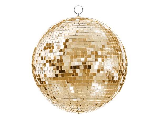 PartyDeco KDS2-30, Spegel, Utomhus, Guld, 30 cm | TV, Ljud & Bild - Musikstudio - Effekt utrustning | GameStuff