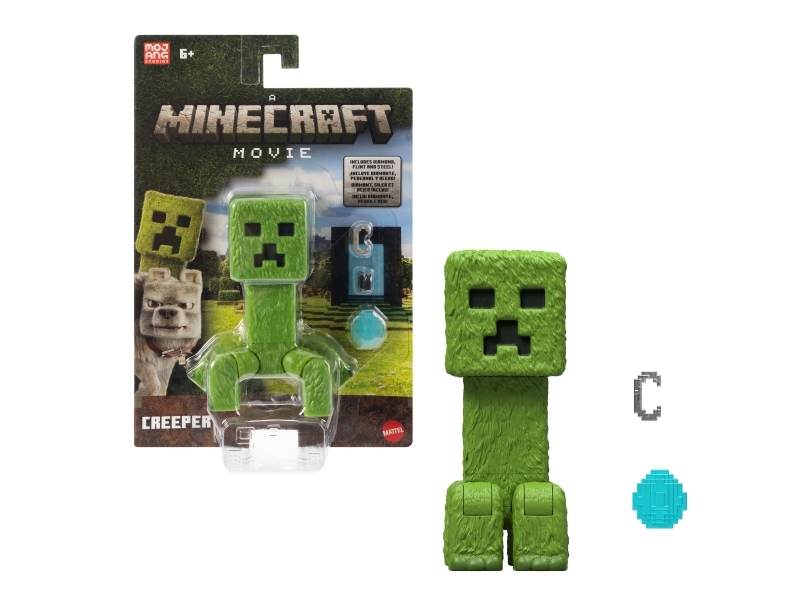 Minecraft Creeper Figure, 6 År, Flerfarvet, Plast