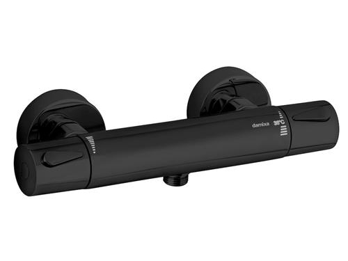 Damixa Silhouet termostat för dusch, matt svart | VVS Artiklar - Badrum - Duschset & Tillbehör | GameStuff