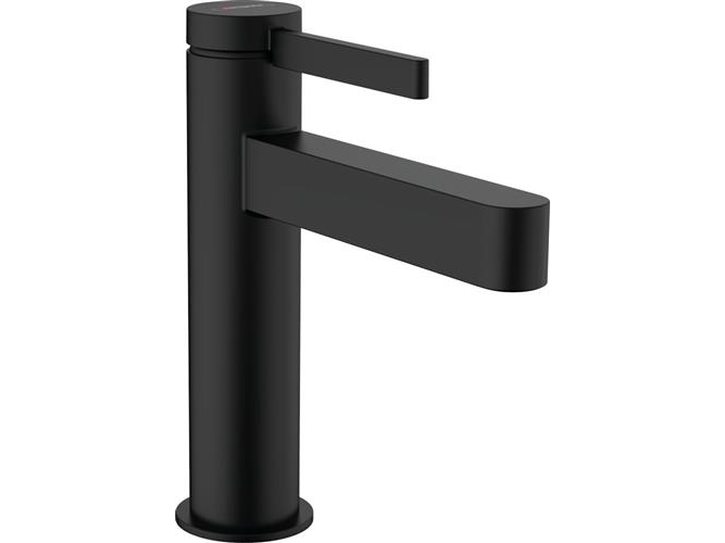 Hansgrohe Finoris 1-Hand-Waschtischbatterie 110 Mit Lift-Up-Bodenventil Mattschwarz
