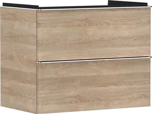 hansGrohe Xelu Q vaskeskab 780/475 2sk, naturlig eg