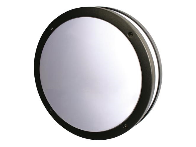 LED-vägglampa Martina Ø280 230V svart | Belysning - Utomhusbelysning - Väggbelysning | GameStuff