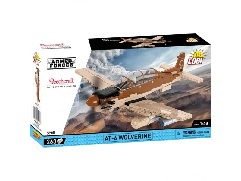 Armed Forces Beechcraft AT-6 Wolverine leksak (fordon) | Leksaker - Konstruktions leksaker - Plastik konstruktion | GameStuff