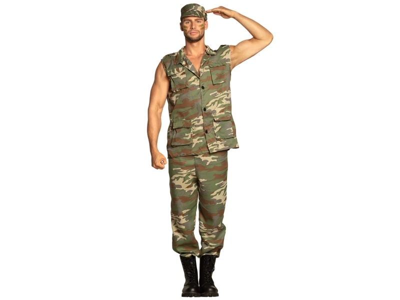 Boland 83588, Fancy Costume, Adult, Male, Other, Army, Male