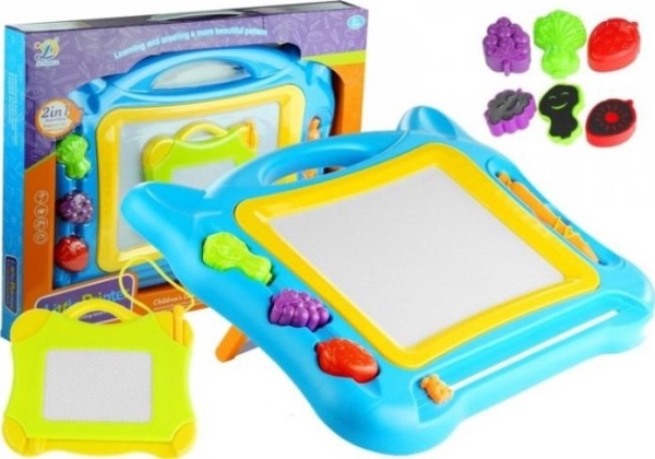 Lean Toys magnetisk tavla med penna och klister, 9,5x6,5 cm | Skola & Hobby - Festdekorera - Klistermärken | GameStuff