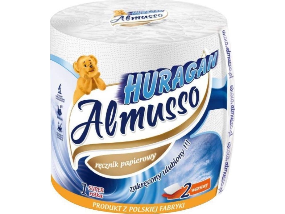 ALMUSSO hushållspapper hurricane A1 2W | Rengöring - Avtorkning - Hushållspapper | GameStuff