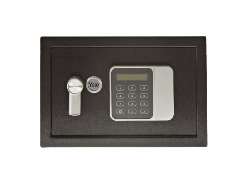 Yale YSG/200/DB2, Fristående kassaskåp, Svart, Kombinationslås, 8,6 l, Stål, Golv/vägg | Huset - Säkerhet & Larm - Kassaskåp | GameStuff