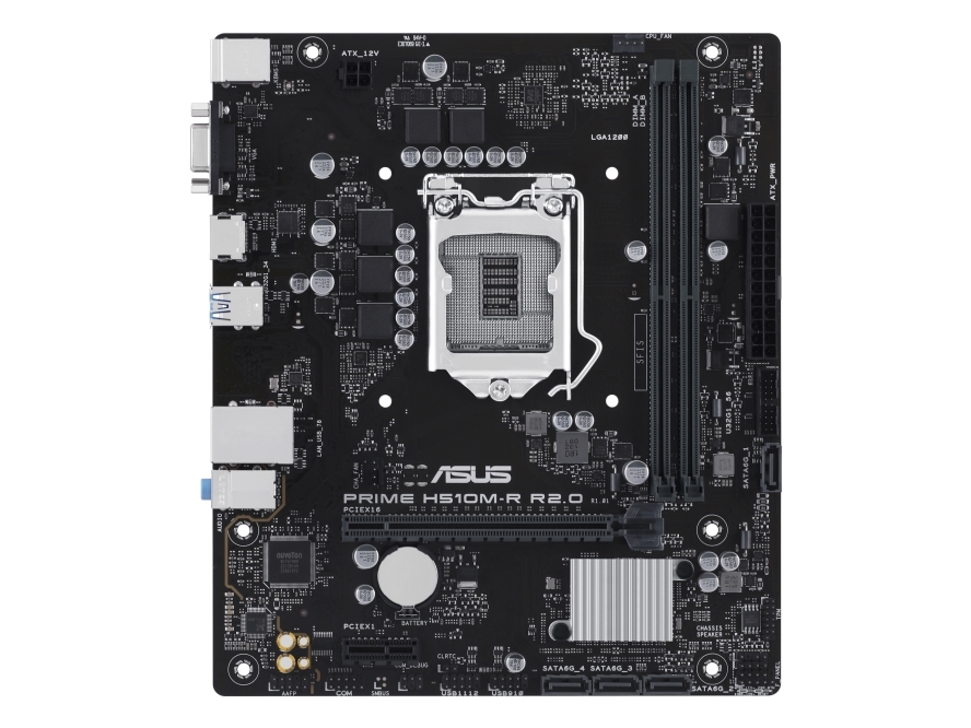 Asus Prime H510m-R R2.0, Intel, Lga 1200 (Socket H5), Intel® Celeron®, Intel® Core™ I3, Intel® Core™ I5, Intel® Core™ I7, Intel® Core™ I9,..., Ddr4-Sdram, 64 Gb, Dimm