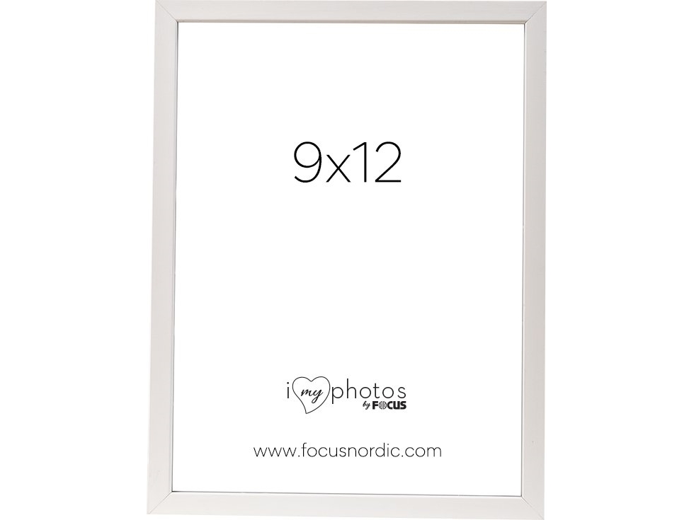 Ramme Focus Focus Rock Hvid 9X12