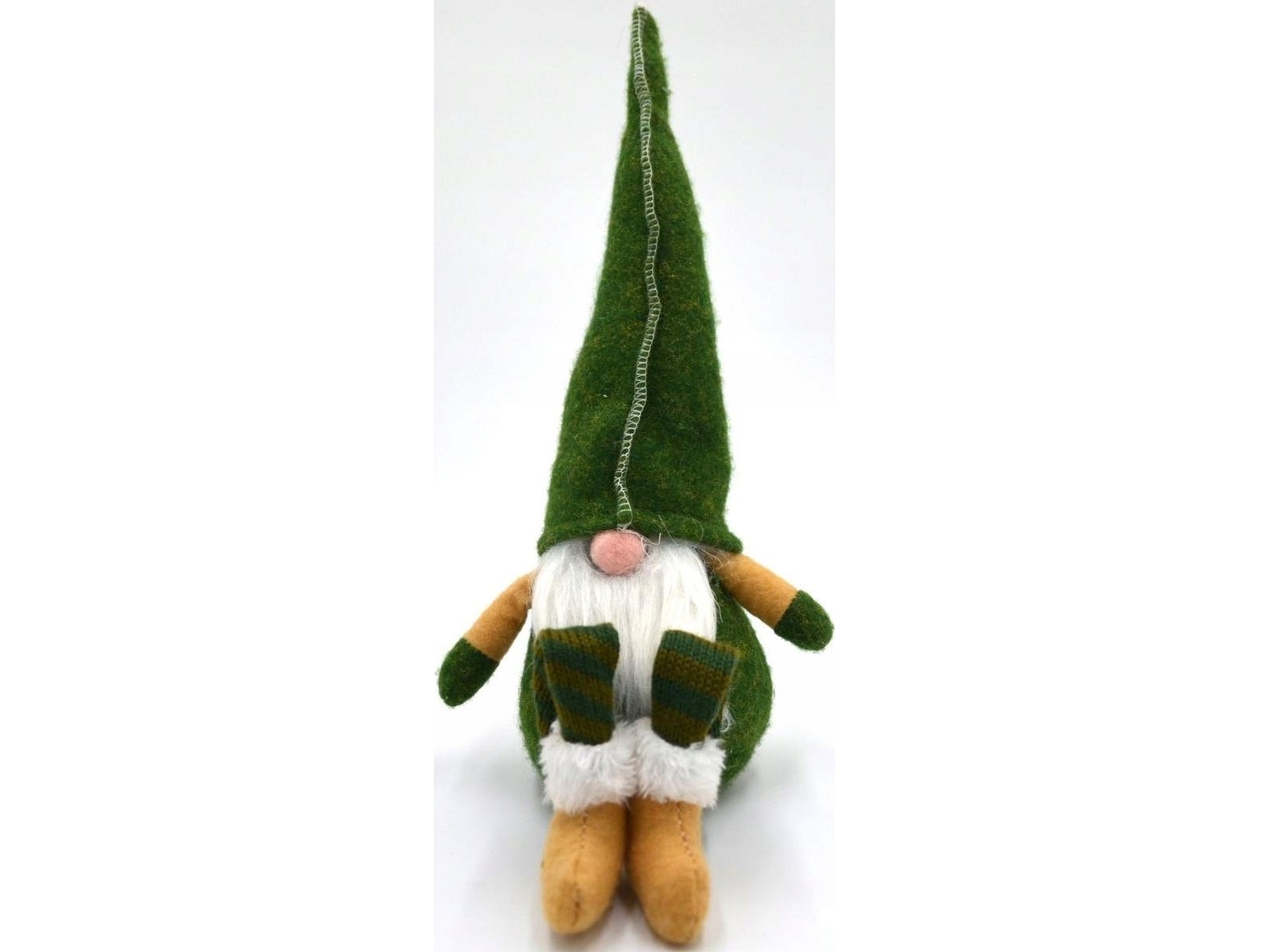 Saska Garden SKRZAT KRASNAL nisse-/gnomdekoration 30+15 cm grøn