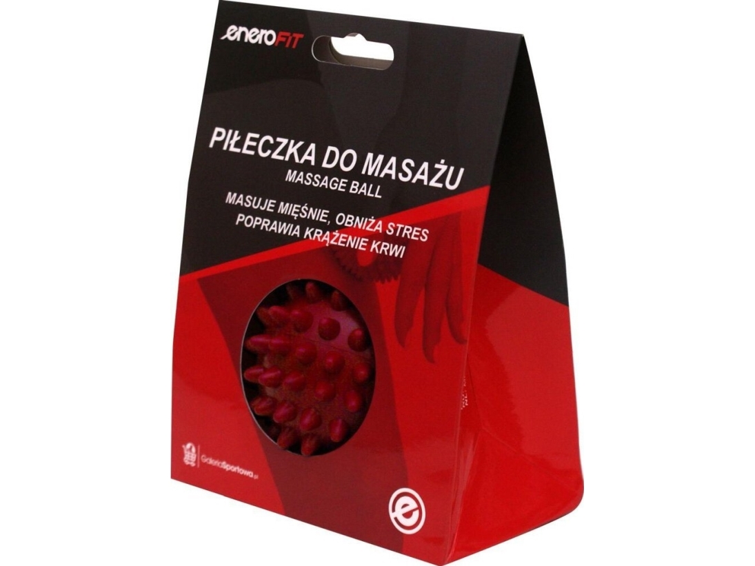 ENERO FIT Massagebold 7cm rød medium Enero fit