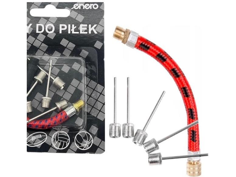 SÆT MED 5 STK. NÅLE MED SLANGE TIL ENERO-KUGLEPUMPE