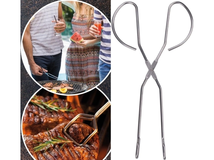 Grilltång för BBQ 26,7 cm lång | Trädgården - Grill tillbehör - Grillredskap | GameStuff