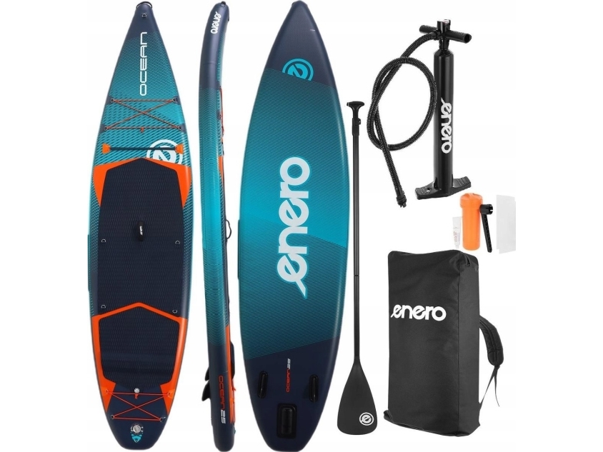 ENERO SUP-sæt 170 kg oppustelig 350x81x15 cm ocean