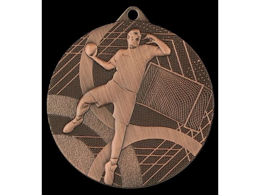 Victoria Sport Medal Bronze-Grau Handgehalten - Stahlmedaille