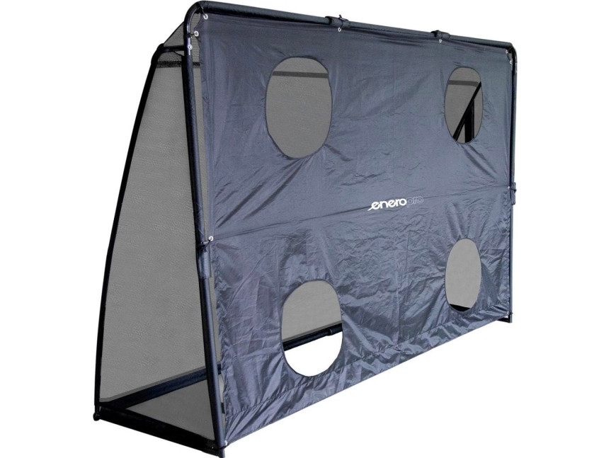 Fodboldmål med net og skydeskive 240x160x80CM ENERO PRO