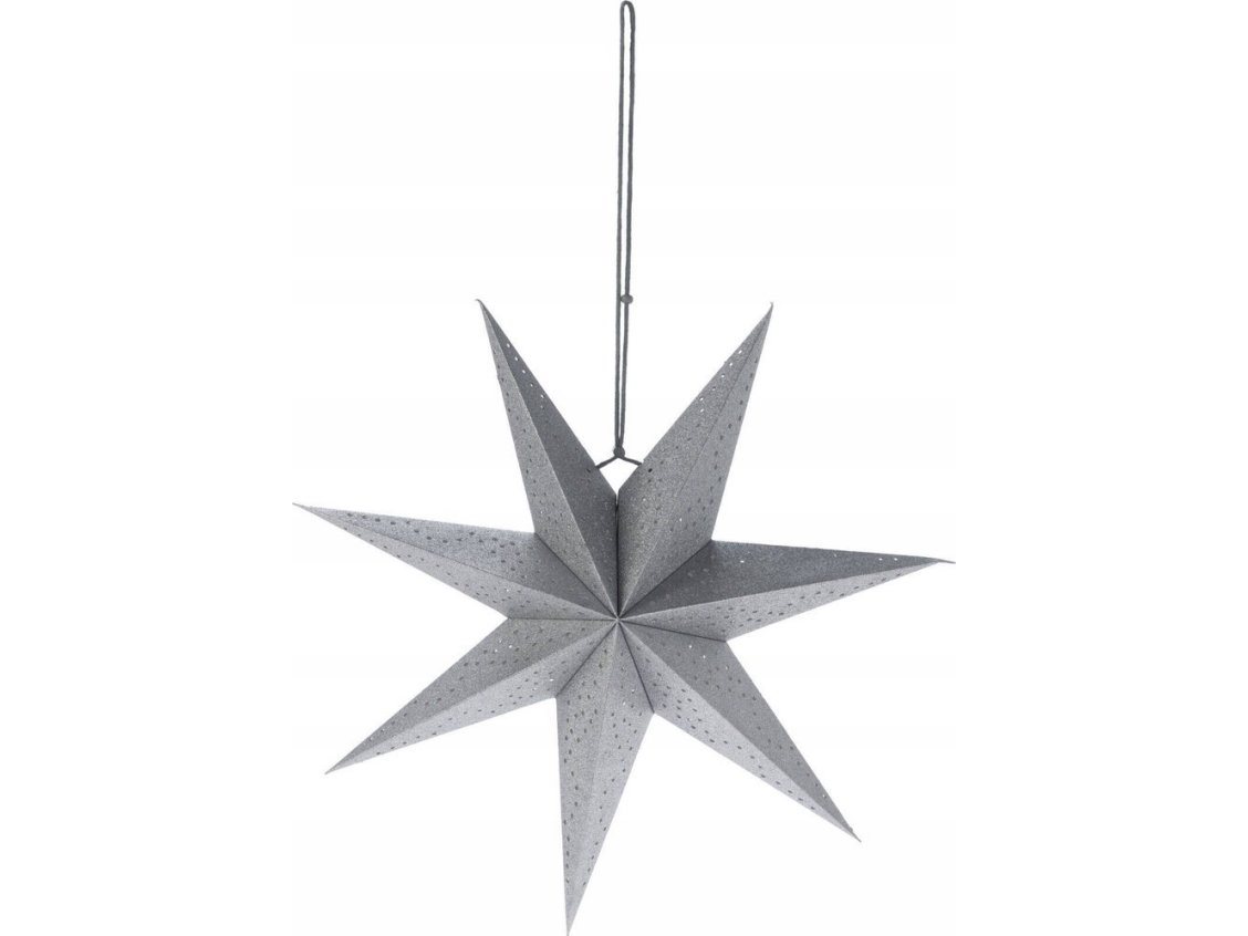Home Styling Collection Weihnachtsdekoration Fensterdekoration, Papierstern, 45 Cm