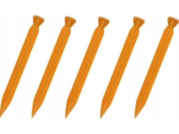 Redcliffs sledzje till tält 22 cm, set med 6 st plast | Utomhus - Camping - Evenemangsskydd | GameStuff