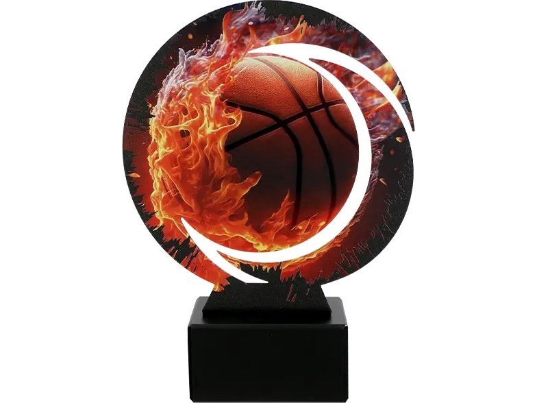 Victoria Sport Metalltrofé med marmorbas - Basket | Sport & Träning - Sportutrustning - Troféer | GameStuff