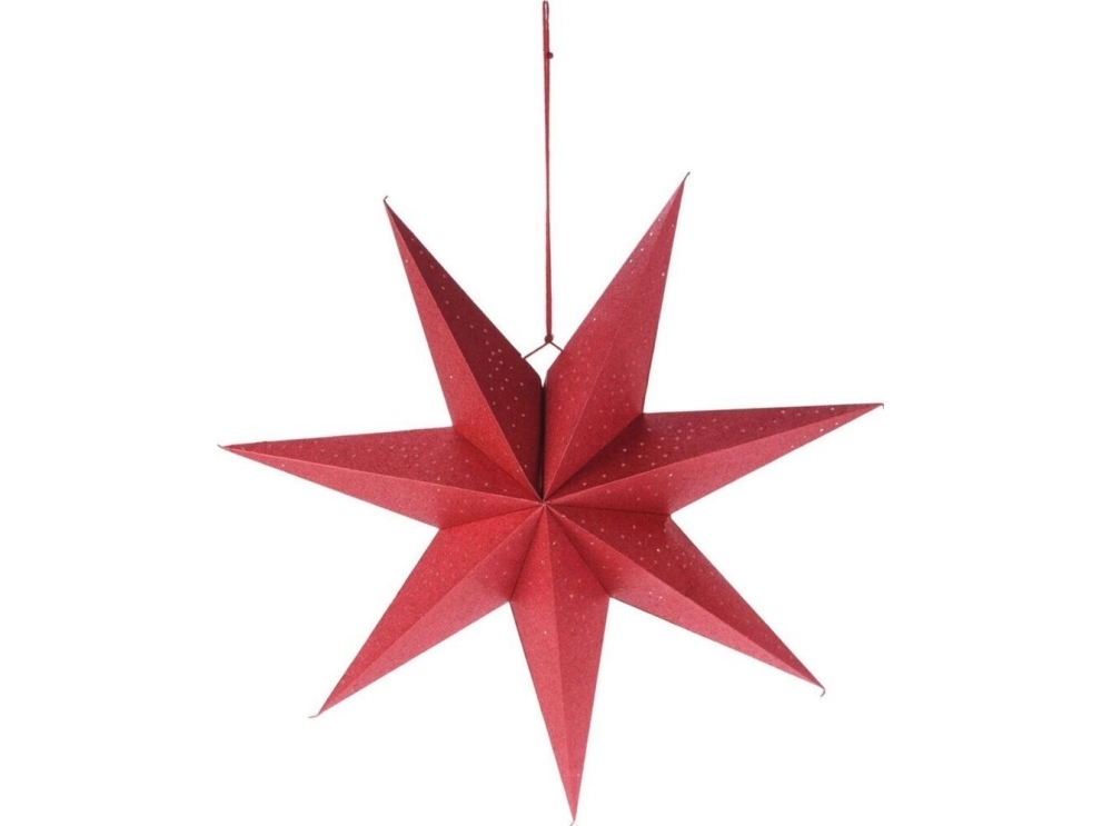 Weihnachtsgeschenke Dekorativer Papierstern 60Cm Rot