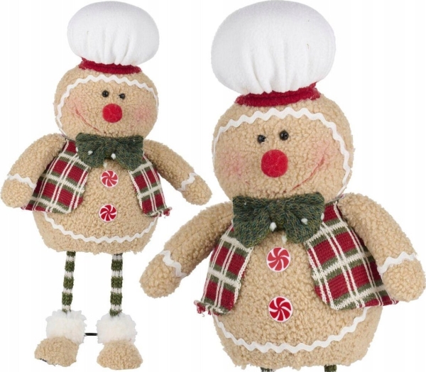 ARTICASA Jul pepparkakor dekorativ figur 25x20x45CM | Julen - Juldekorationer - Dekorationer för jul | GameStuff