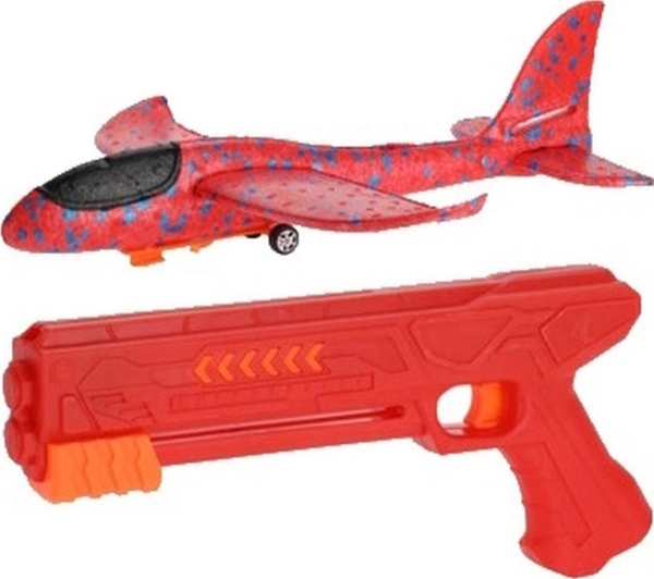POLYSTYRENPLAN MED AVFYRNINGSRAMP 43CM - RÖD | Leksaker - Bilar och andra fordon - Flyg och helikoptrar | GameStuff