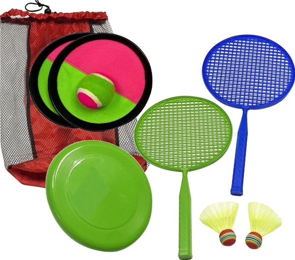 UDENDØRS STRANDSPIL SÆT 3I1 ENERO TOYS