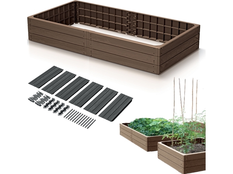 Prosperplast Trädgårdsbädd Bas Woody 1492x756mm Trädgårdsbädd | Trädgården - Jord & Växter - Växtstöd | GameStuff