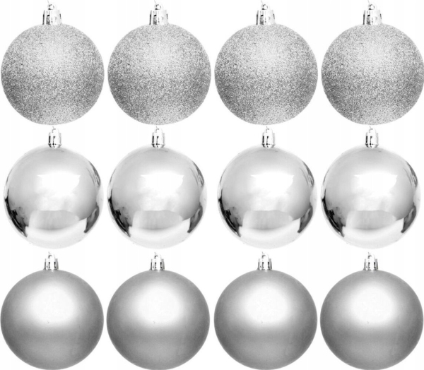 Christmas Decoration Plastikiniai sidabrinės Kalėdų žaislai