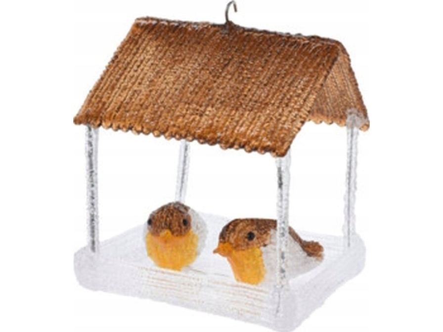 Juldekoration BIRD HOUSE LED-DECORATION 185X165X230MM BRONZE | Julen - Juldekorationer - Dekorationer för jul | GameStuff