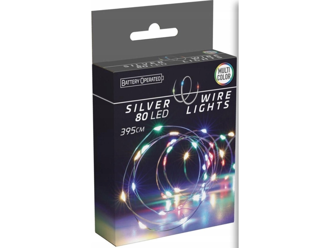 Lampki Choinkowe Christmas Decoration Lampki Druciki Na Baterie Girlanda 80 Led Multikolor
