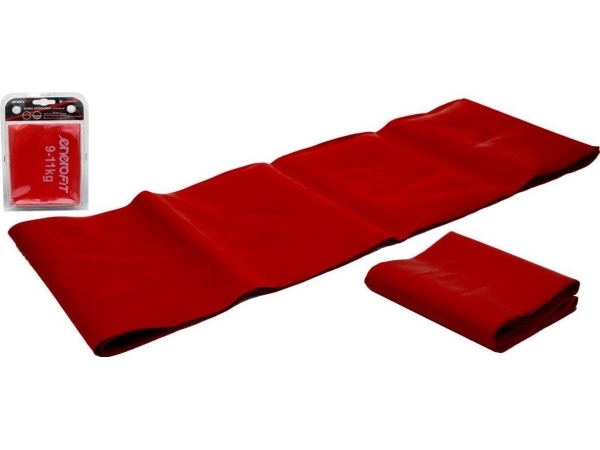 Dymo Trainingsgummi Widerstandsgummi Für Übungen 200X15cm 0,30Mm 9-11Kg Rot