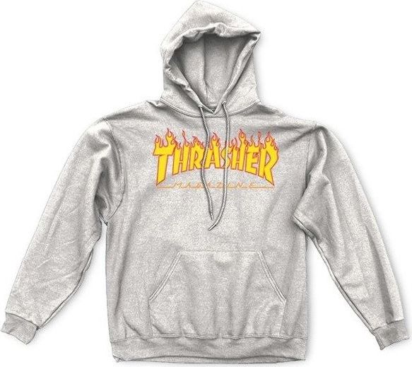 Thrasher herre hættetrøje Thrasher Hood Flame Gre M