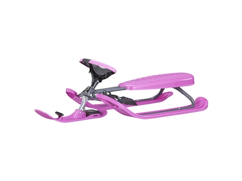 Stiga Snowracer Curve, Kælk, Grå, Lyserød, Plast, Stål, Monokromatisk, 7 År, Ethvert køn