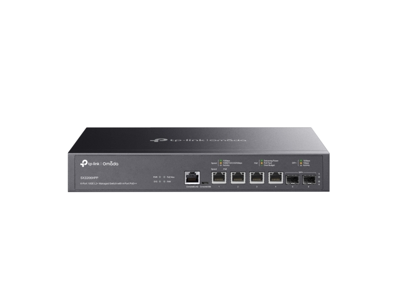 Tp-Link Omada Sx3206hpp, Administreret, L2+, 10G Ethernet (100/1000/10000), Strøm Over Ethernet (Poe), Stativ-Montering