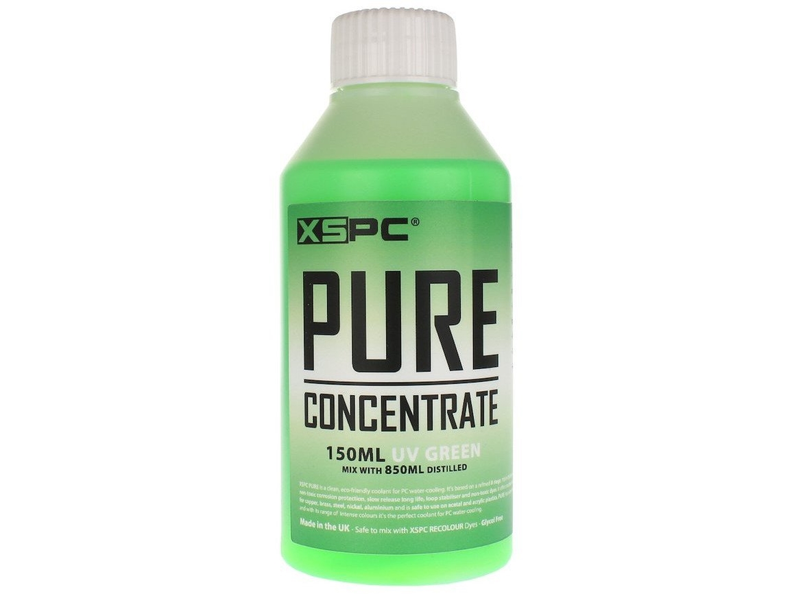 XSPC Pure kølevæskekoncentrat, 150 ml - grøn, UV