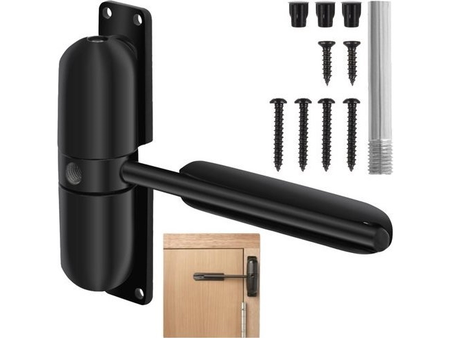 Sort Dørlukker med Arm Til Døre op til 60 kg