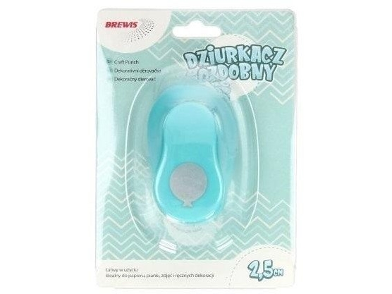 Dekorativ hullemaskine - ballon 2,5 cm MIX