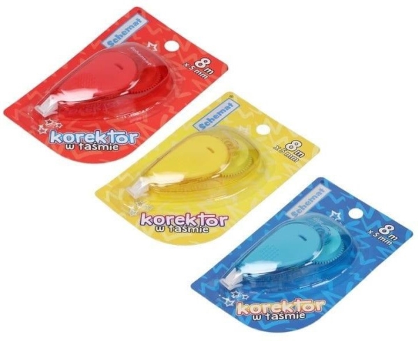 SCHEMAT korrekturpen i tape 8 m
