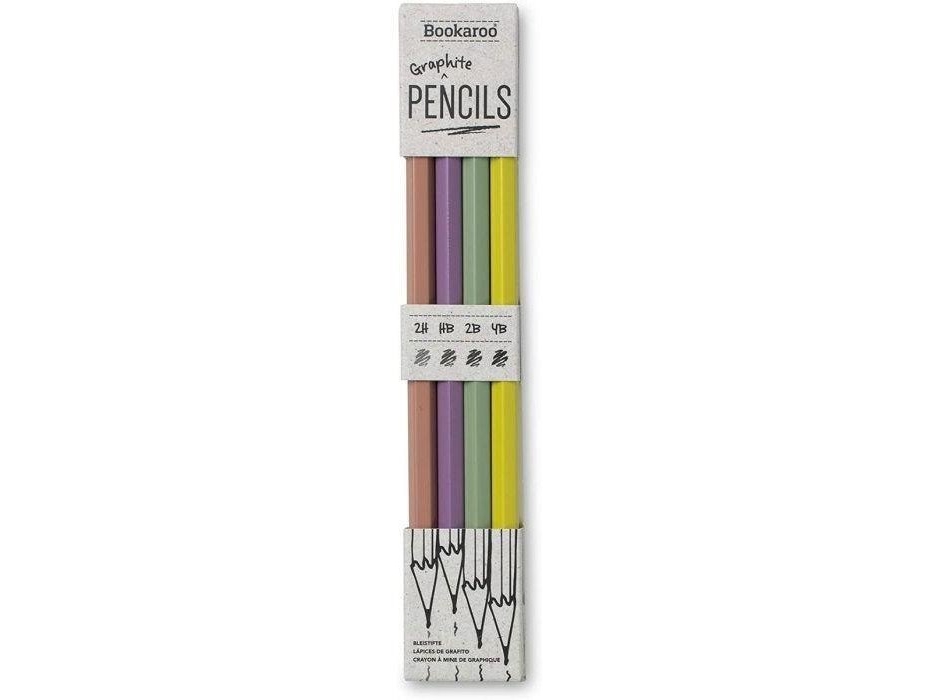 Bookaroo Pencils - Pastel (4 Pieces)